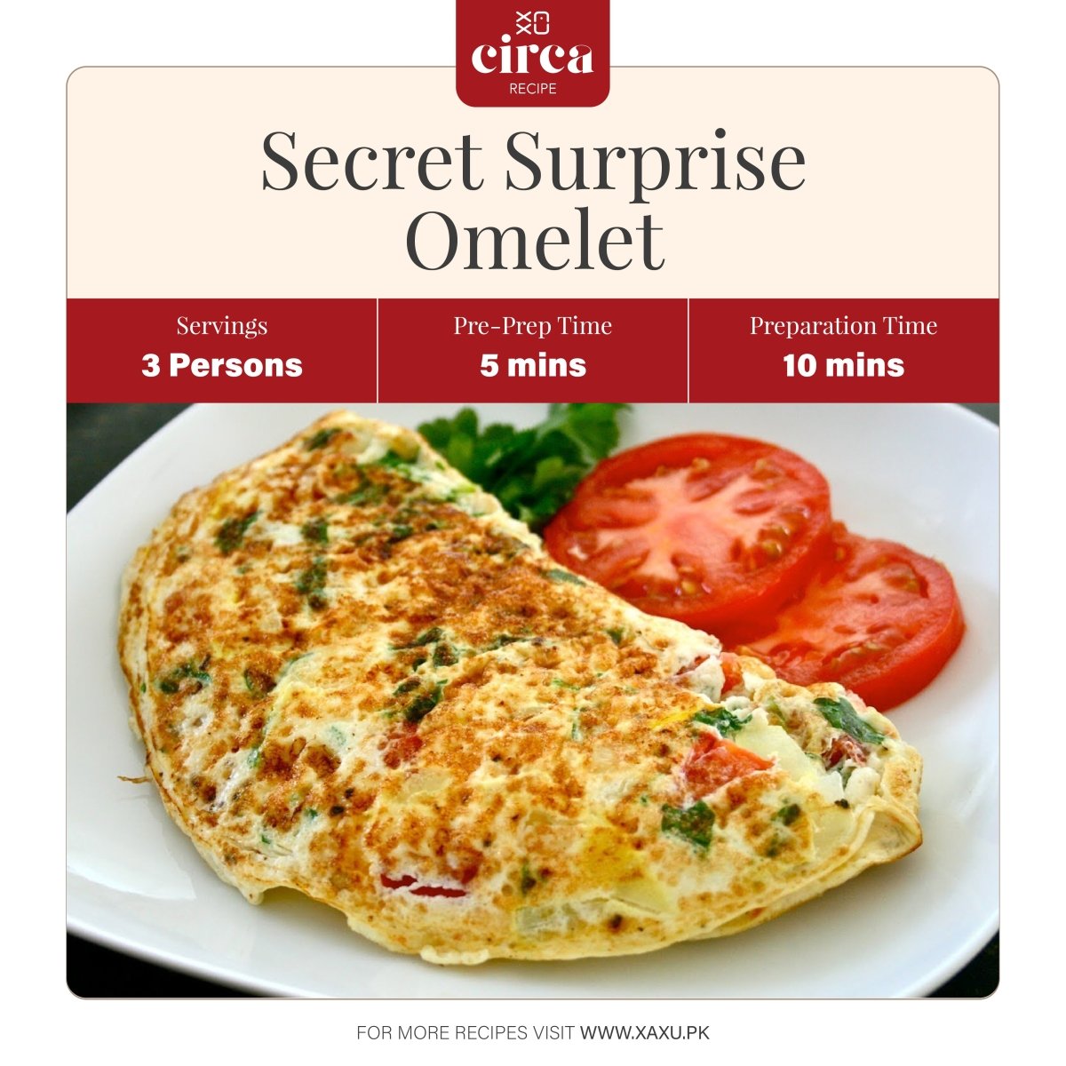 Secret Surprise Omelet - XAXU Pakistan