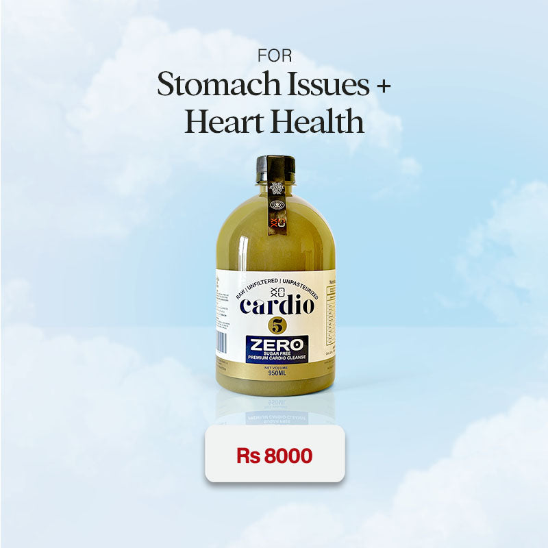Cardio5 Zero Sugar-Free Apple Cider Vinegar Drink 950ml – Zero Calorie Digestive and Heart Health Support Supplement Pakistan