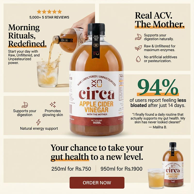 Circa Apple Cider Vinegar – Organic Digestive Support